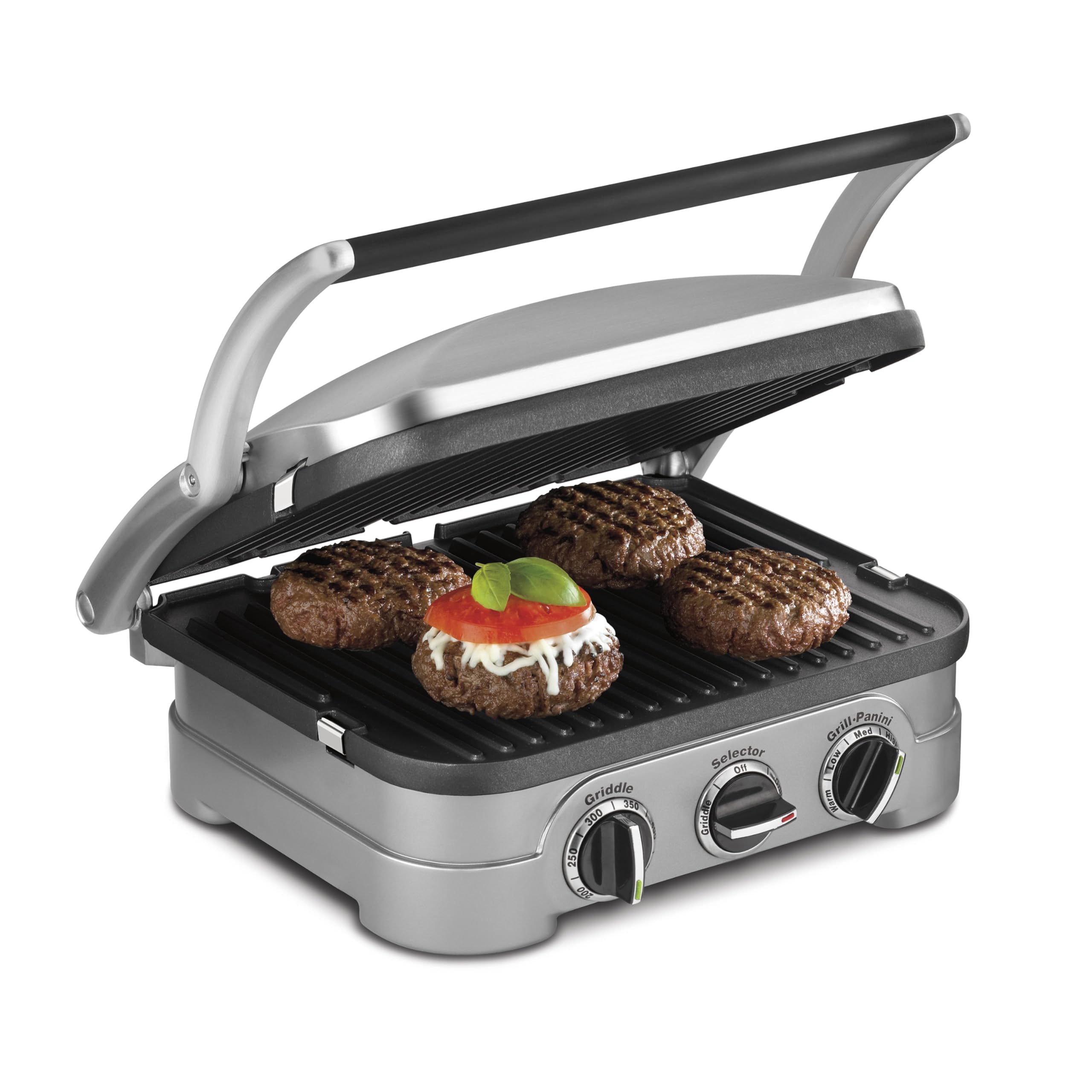 Cuisinart Griddler front view closed showing compact countertop convenience