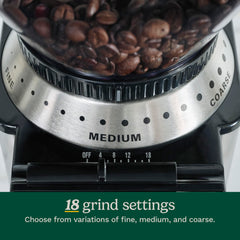 Cuisinart removable grind chamber with grounds for quick transfer