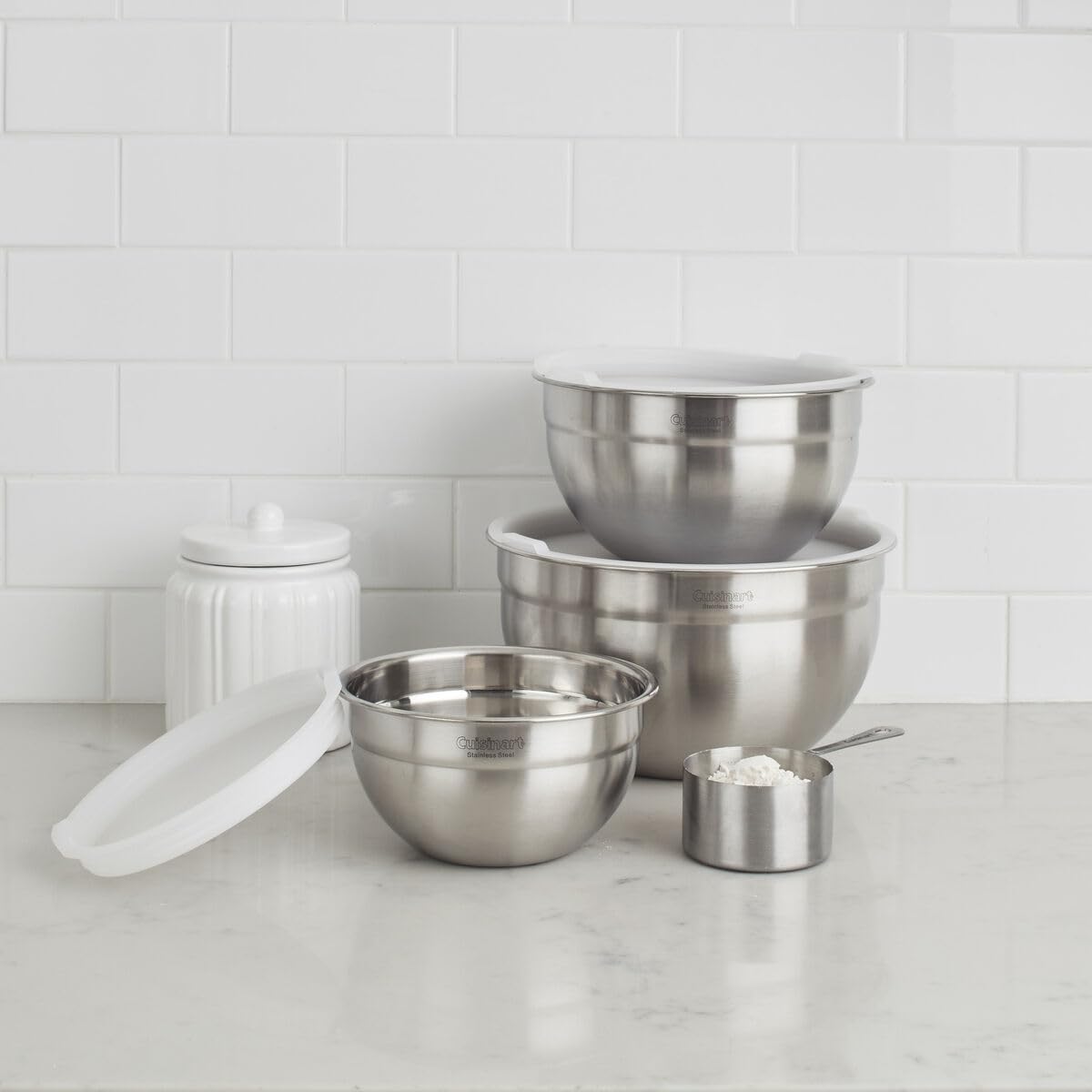 Cuisinart set in kitchen lifestyle setting showing practical everyday use