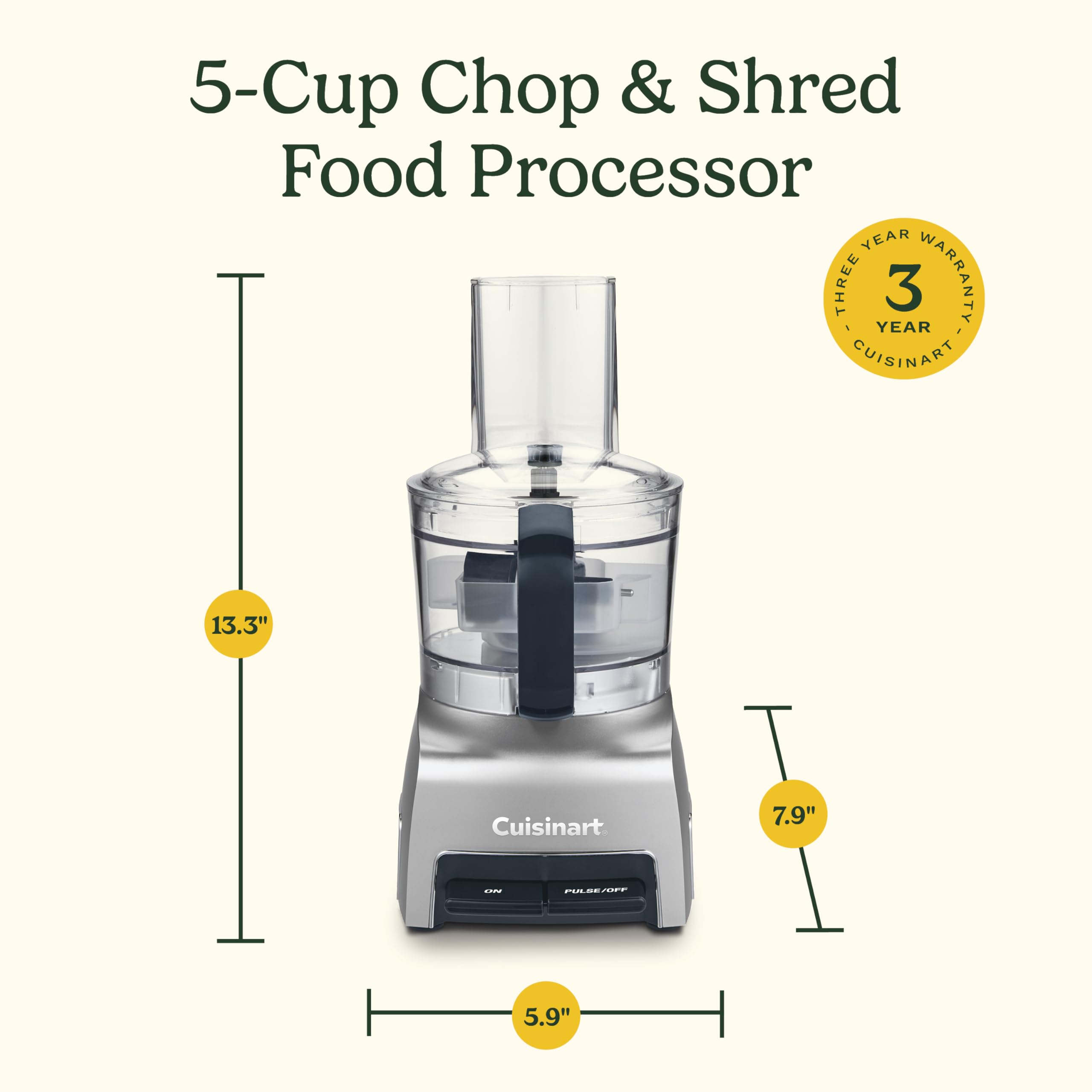 Cuisinart on kitchen counter in lifestyle setting for everyday cooking