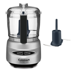 Cuisinart mini-prep front view showing compact 3-cup processor and controls for quick prep