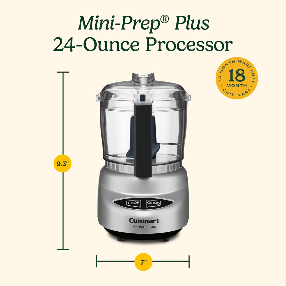 Cuisinart retail packaging with warranty card highlighting 18-month protection