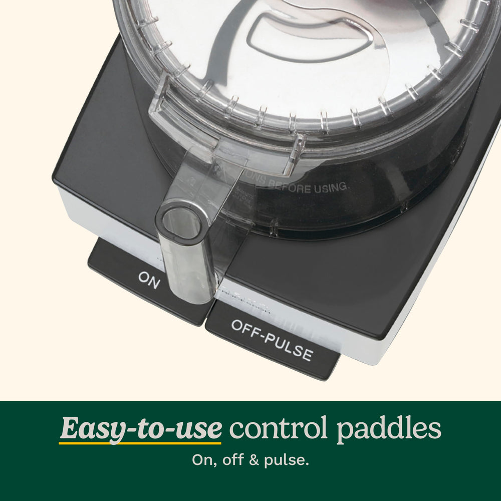 Cuisinart shredding disc and chopping blade, versatile cutting power
