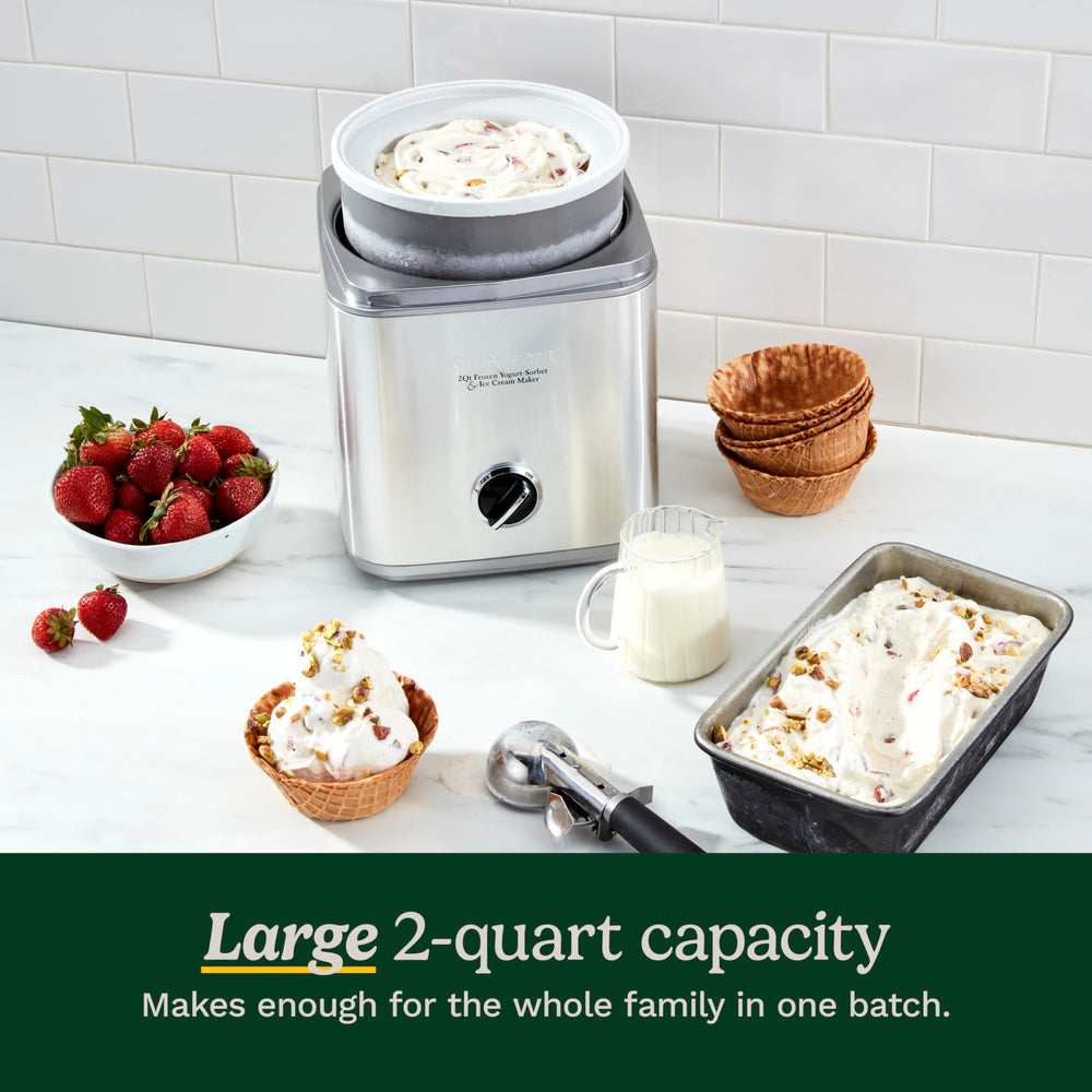 Cuisinart next to common kitchen items for size comparison, compact countertop fit