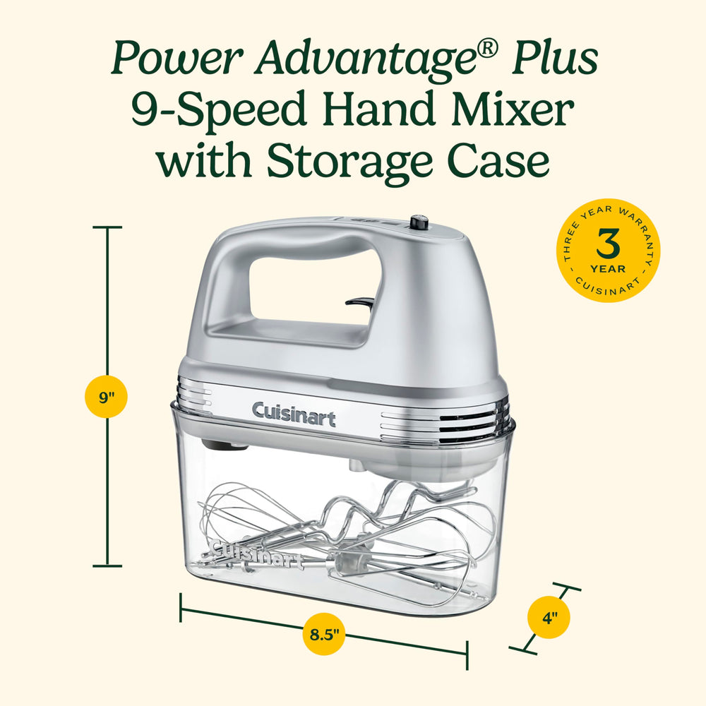 Cuisinart storage case and accessories arranged for neat organization benefit