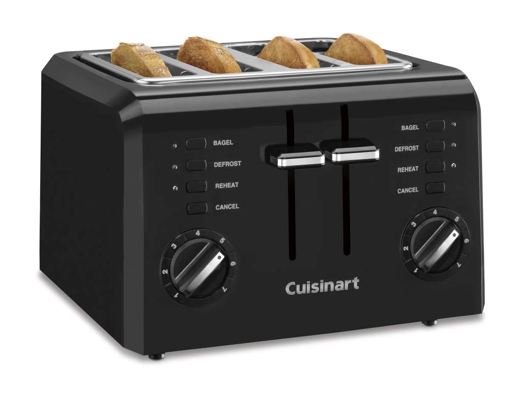Cuisinart next to common items to show compact scale and space-saving benefit
