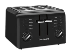 Cuisinart wide 1.5 inch slot detail showing room for thick bagels benefit