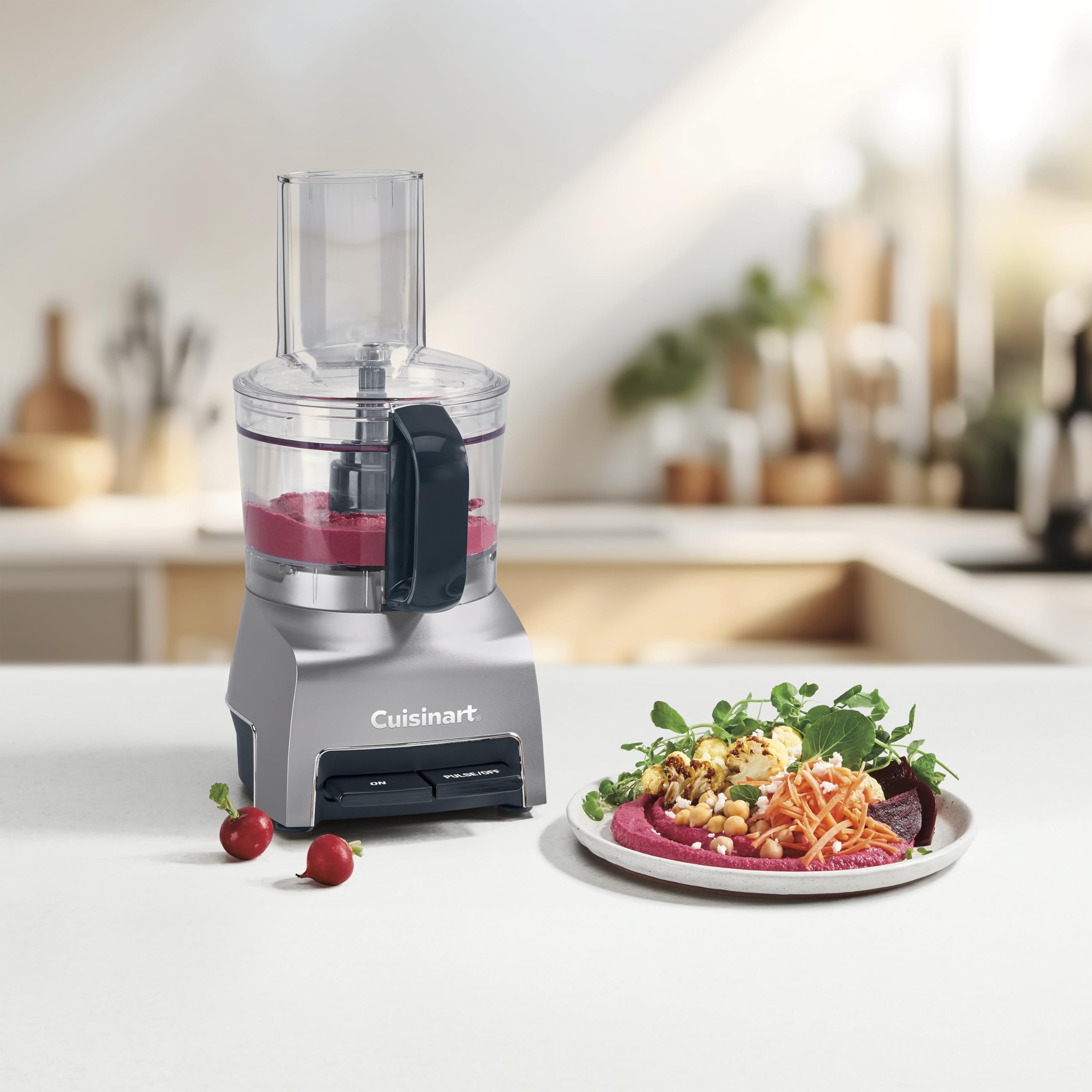 Cuisinart close-up of universal blade for reliable chopping and blending