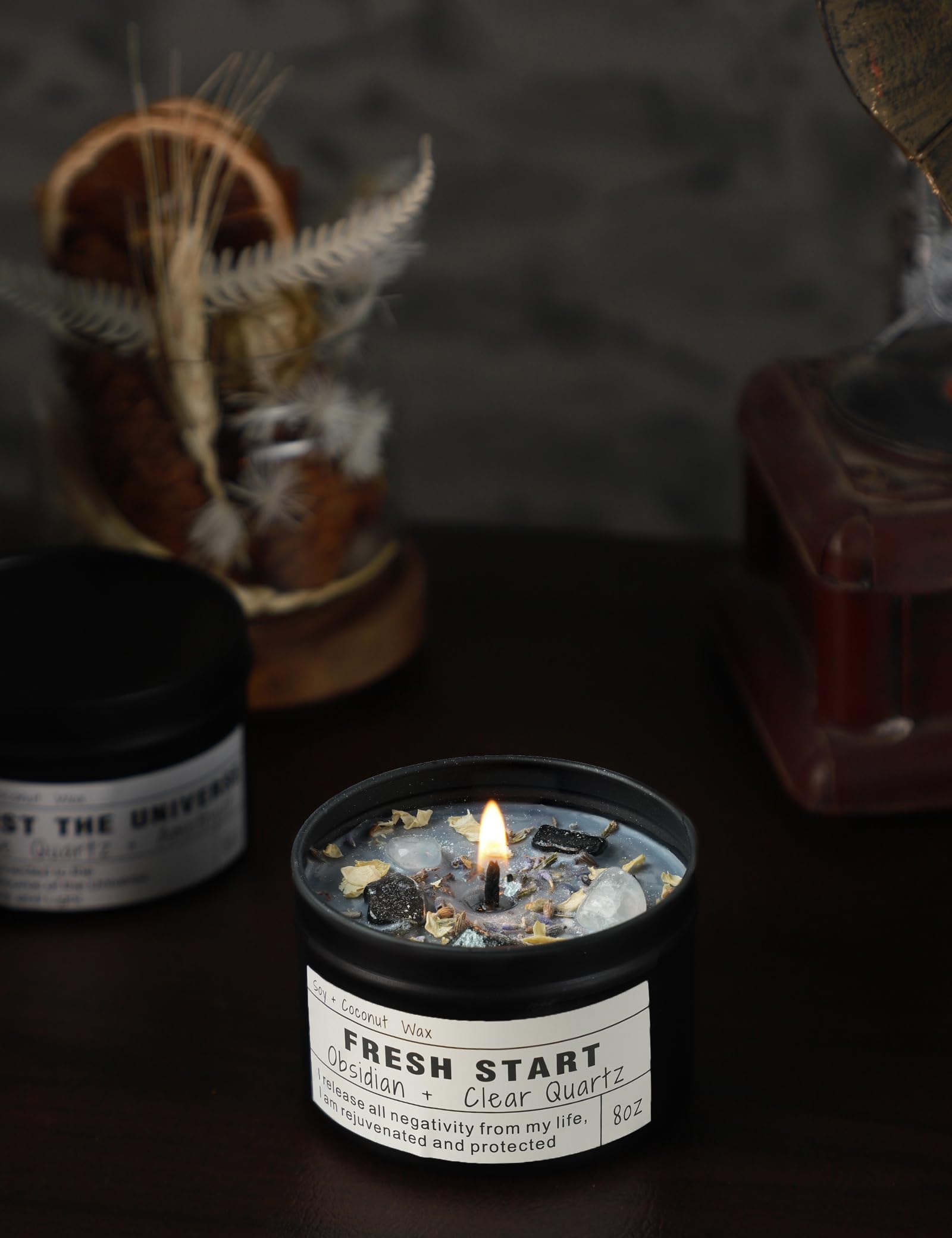CULACEE candle in use lit beside meditation cushion for relaxation