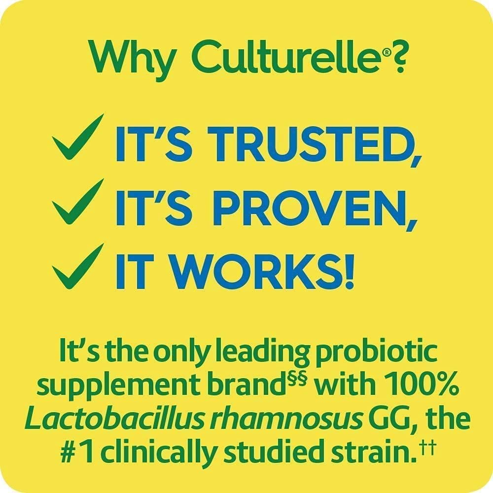 Close-up of Culturelle capsule texture conveying quality and purity