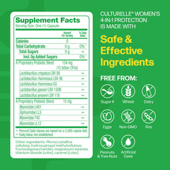 Culturelle capsule close-up highlighting texture and easy-to-swallow size for convenience