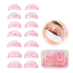 CURACORO front packaging of lash lift shields showing sizes and count for clear selection