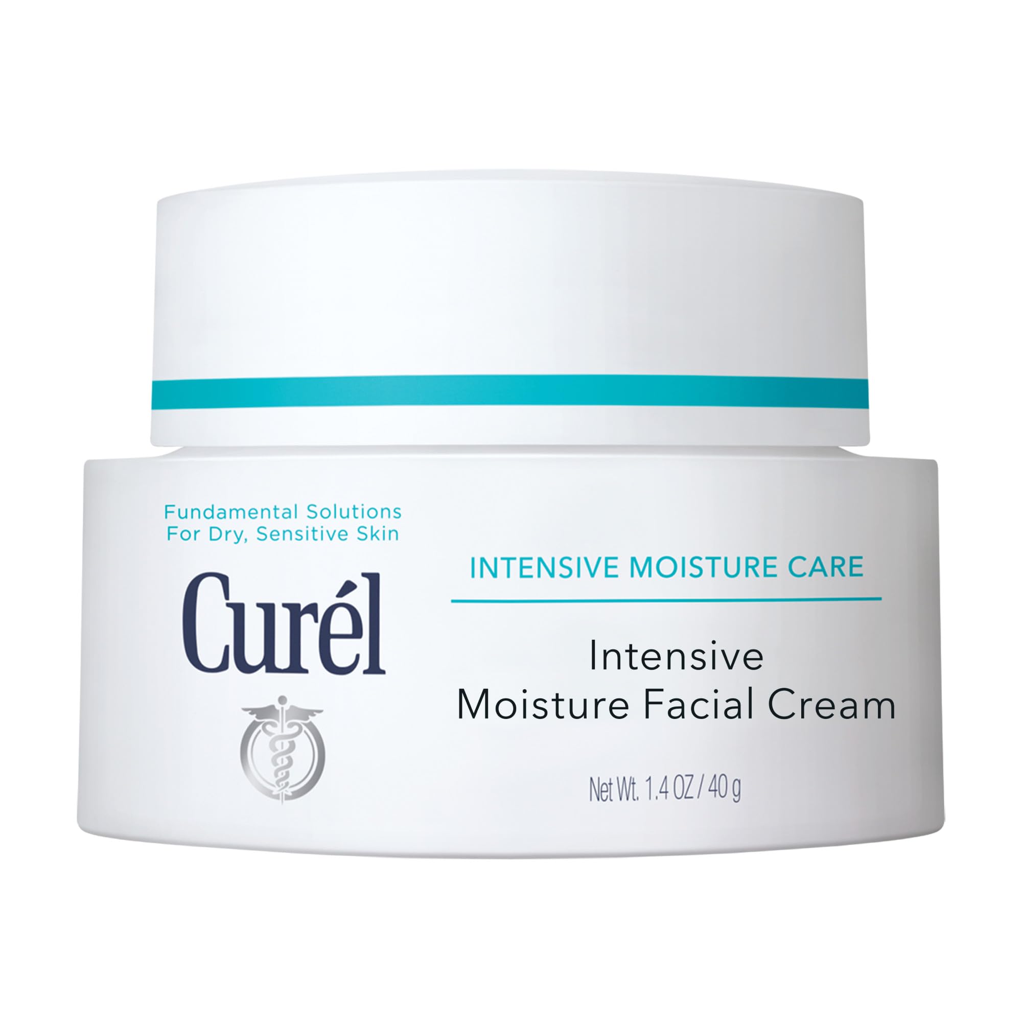 Curel front packaging shows intensive face moisturizer and benefits