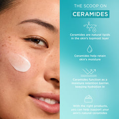 Curel label detail highlighting ceramide support and fragrance-free claim
