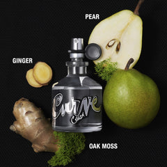Curve Crush atomizer spraying mist to show quick application and fresh burst