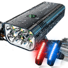 Cuytgsg headlight front view showing powerful beam and improved visibility