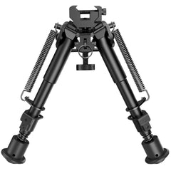 CVLIFE front view bipod showing compact mount and sturdy build for faster setup