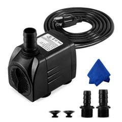 CWKJ front view pump showing compact design and quiet circulation benefit