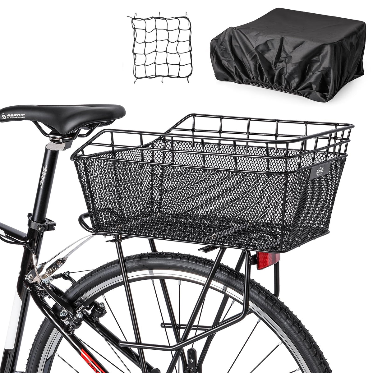 CXWXC rear basket front view showing sturdy open cargo space and easy loading