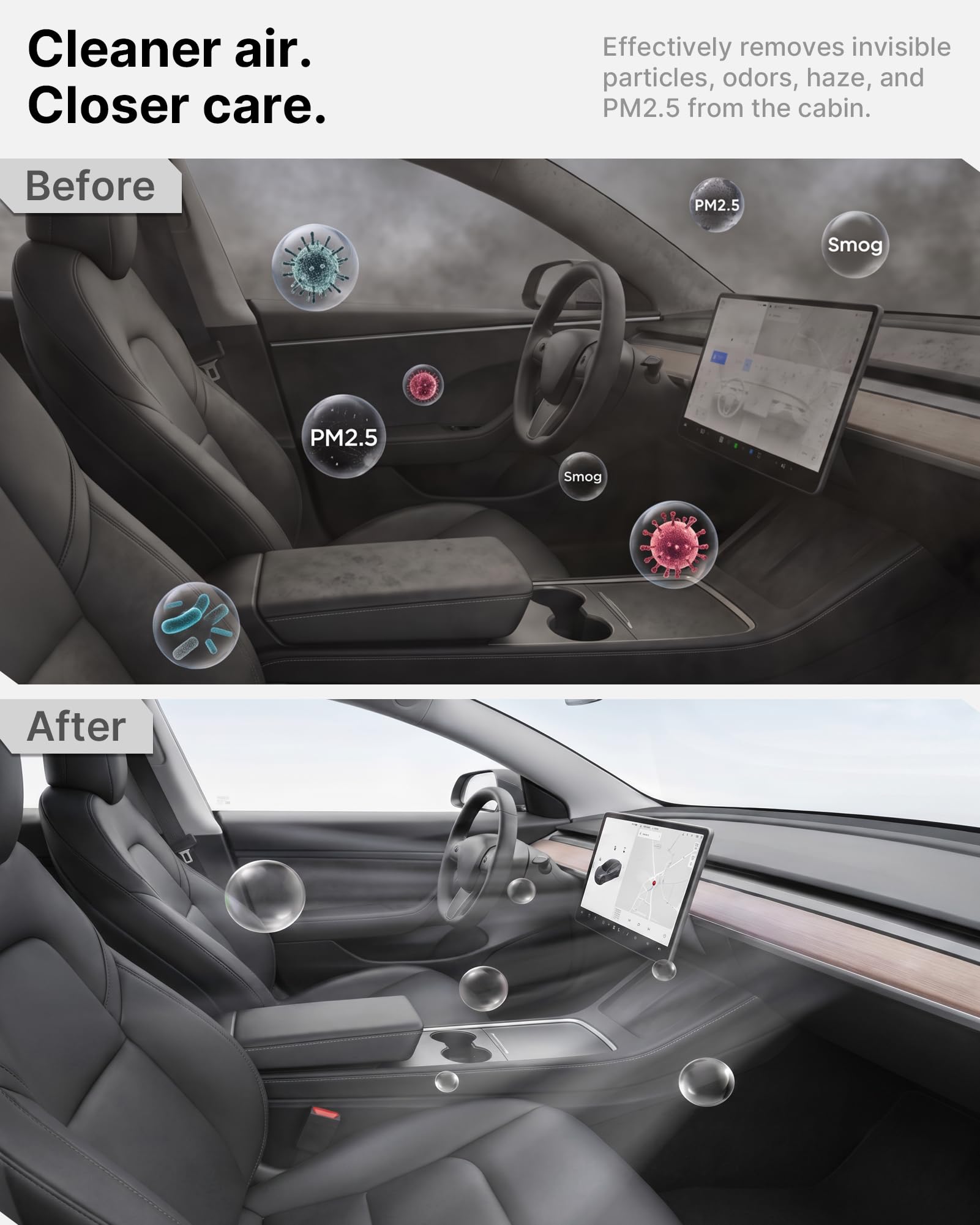 CYBERBEANS filter edge and gasket detail, highlights improved sealing and leak prevention benefit