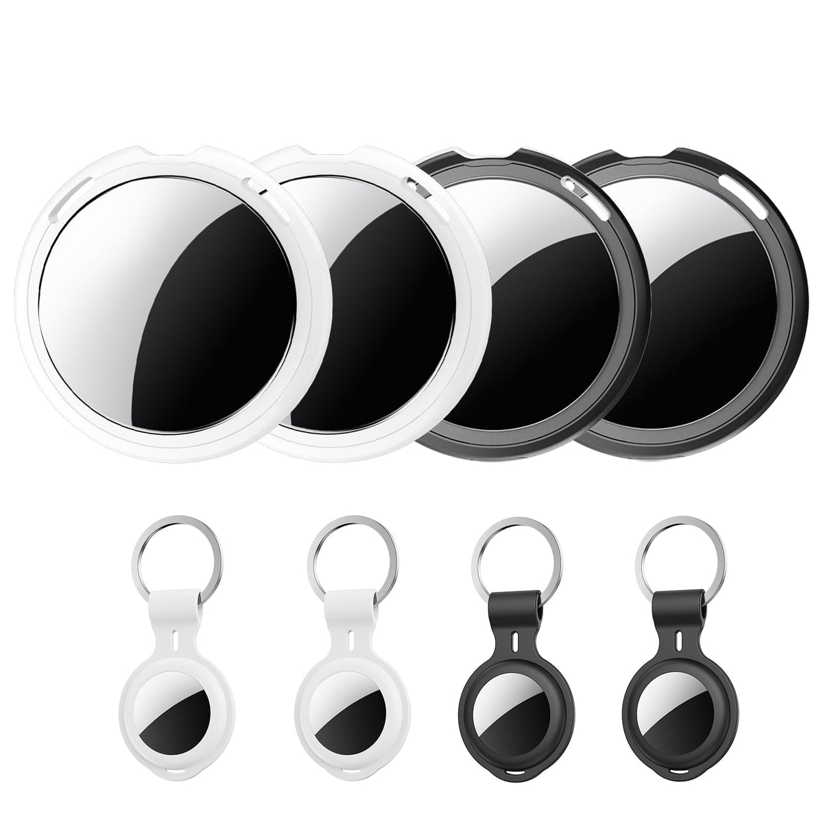 CYBERDOT front packaging showing four MFi tracker tags for easy identification