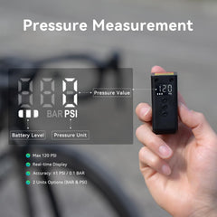 CYCPLUS AS2Ultra LED display and buttons clearly visible for precise pressure