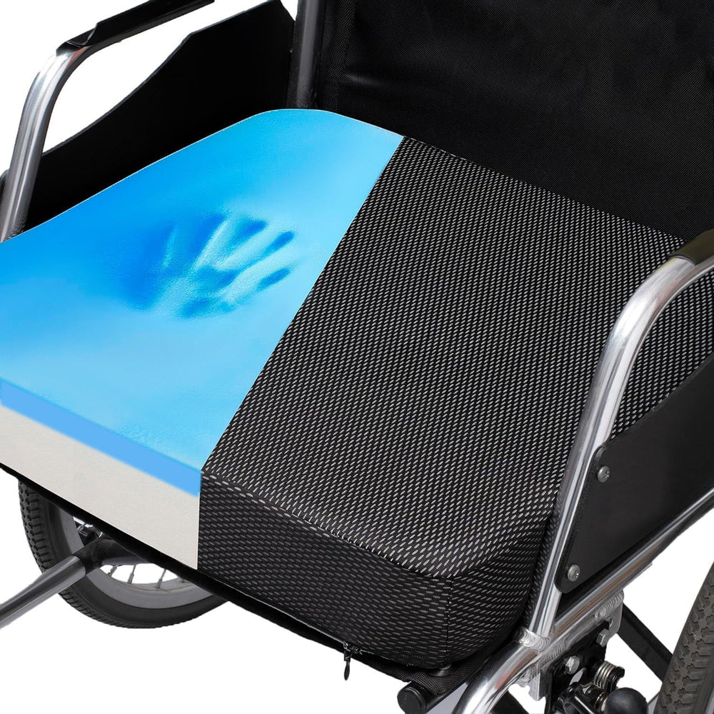 CYLEN front view of cushion showing coccyx cutout and comfortable seating benefit
