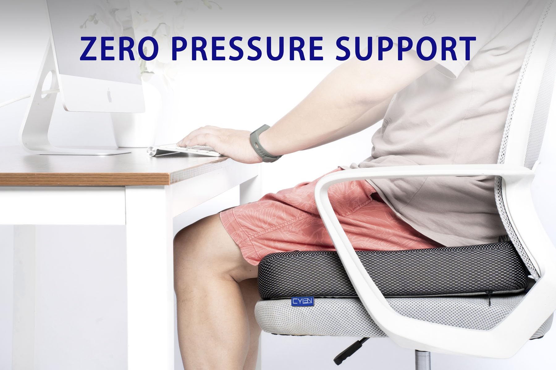 CYLEN cushion installed in a wheelchair for longer sitting comfort