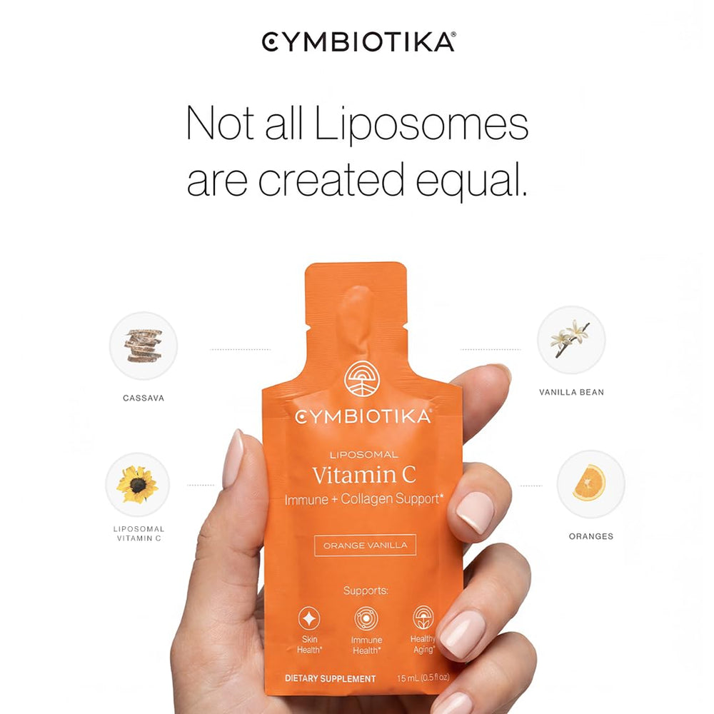 CYMBIOTIKA label and ingredients detail showing clean formula