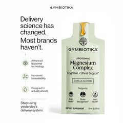 CYMBIOTIKA single pouch being opened ready to pour for convenient use