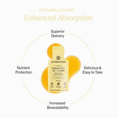 CYMBIOTIKA opened packet pouring lemon liquid for easy use
