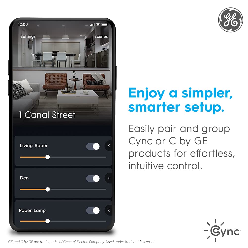Cync dual-pack box open displaying both bulbs and included packaging