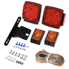 CZC AUTO front view of assembled kit showing robust sealed housing and bright LEDs, improving safety