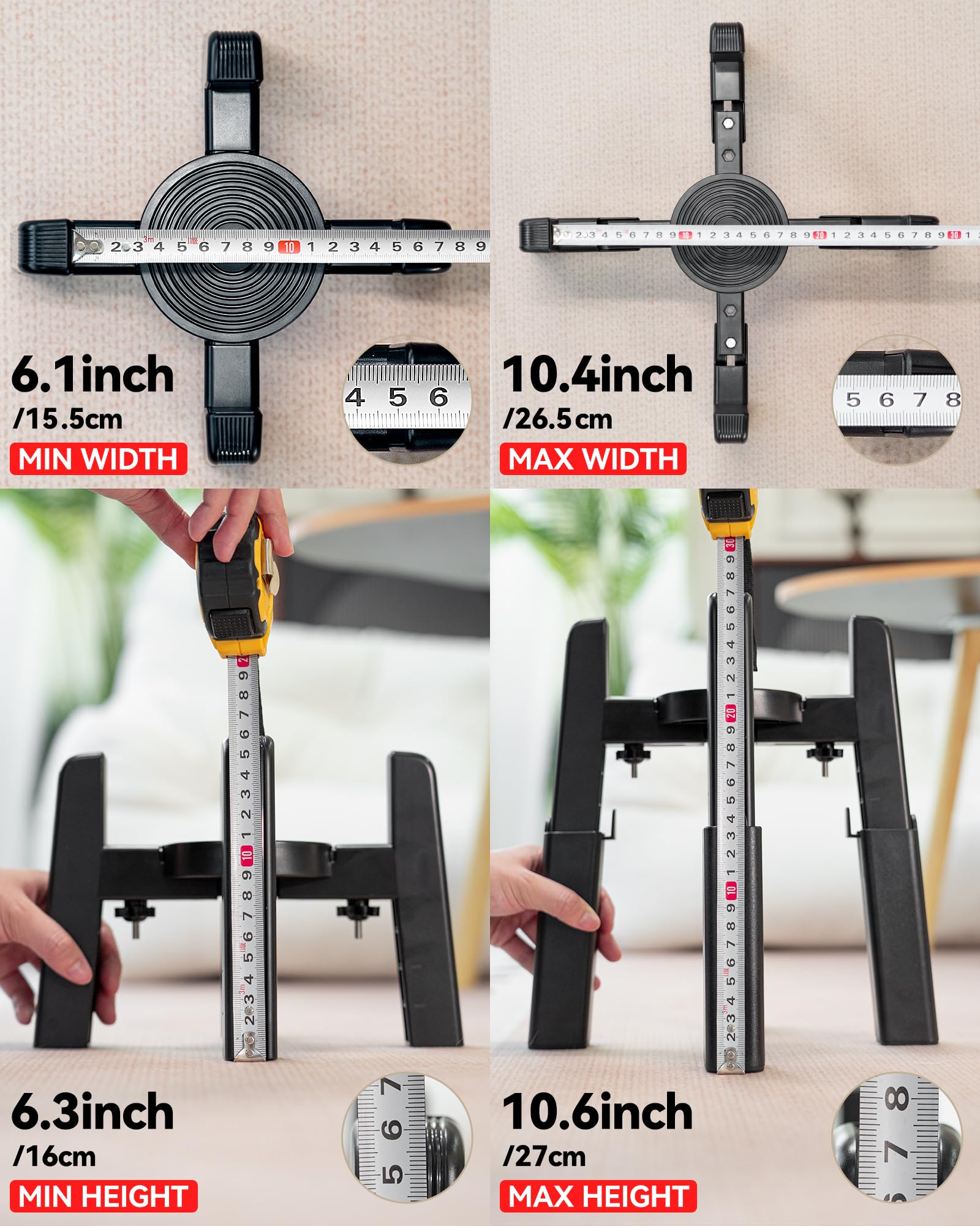 CZPET height adjustment demo illustrating range for medium to large pets benefit