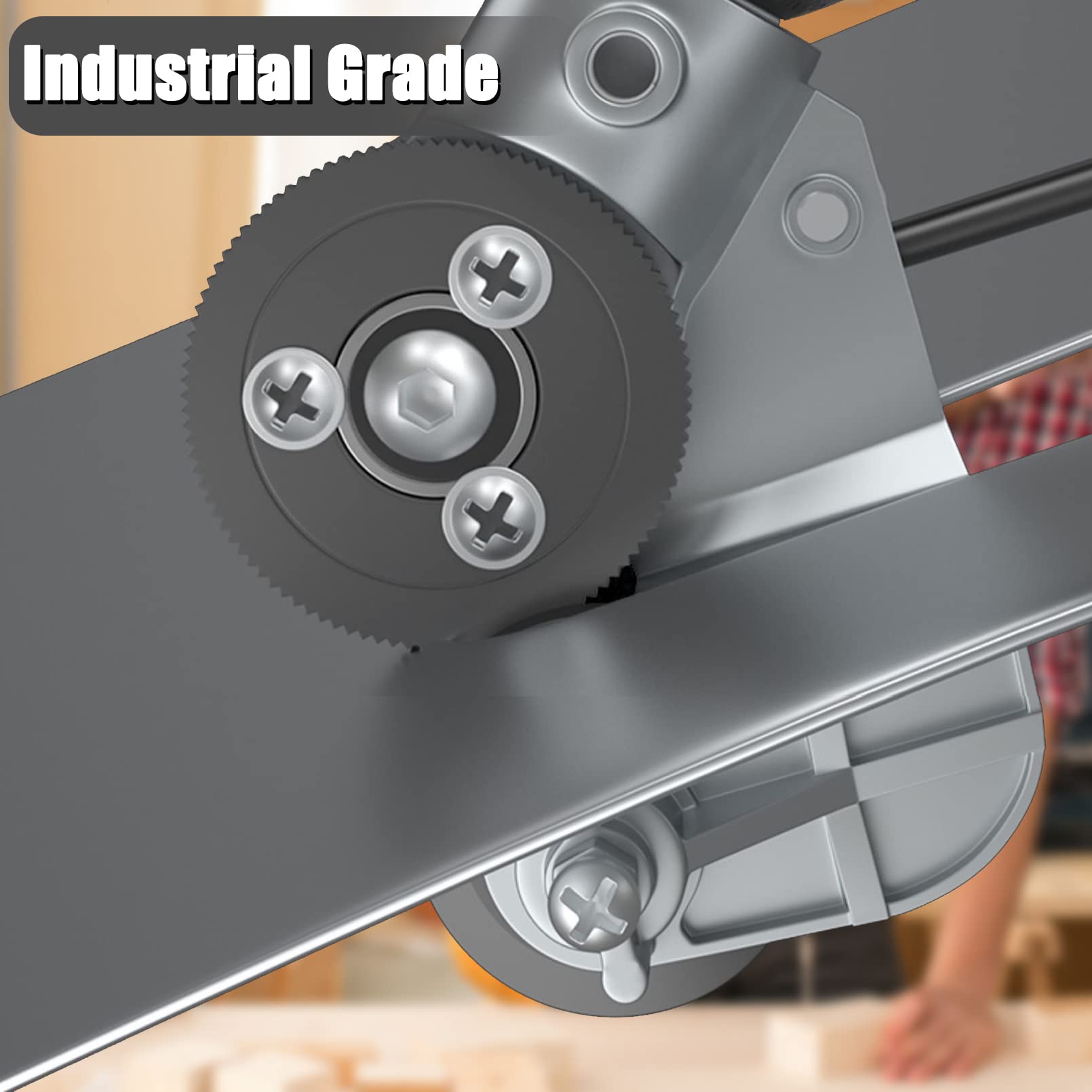 CZS cutting aluminum sheet in action showing smooth, efficient cuts benefit