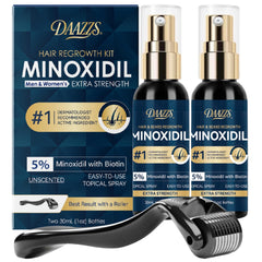 DAAZZS front packaging showing two 1 fl oz bottles for easy storage