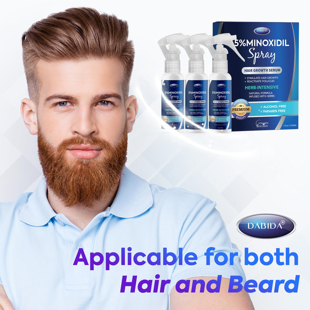 DABIDA biotin graphic emphasizing hair-strengthening supporting benefit
