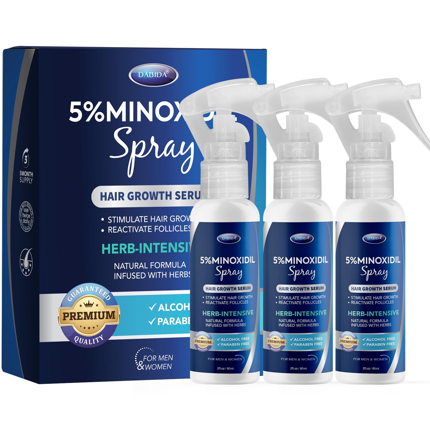 DABIDA front packaging showing clear product name and 3-pack benefit