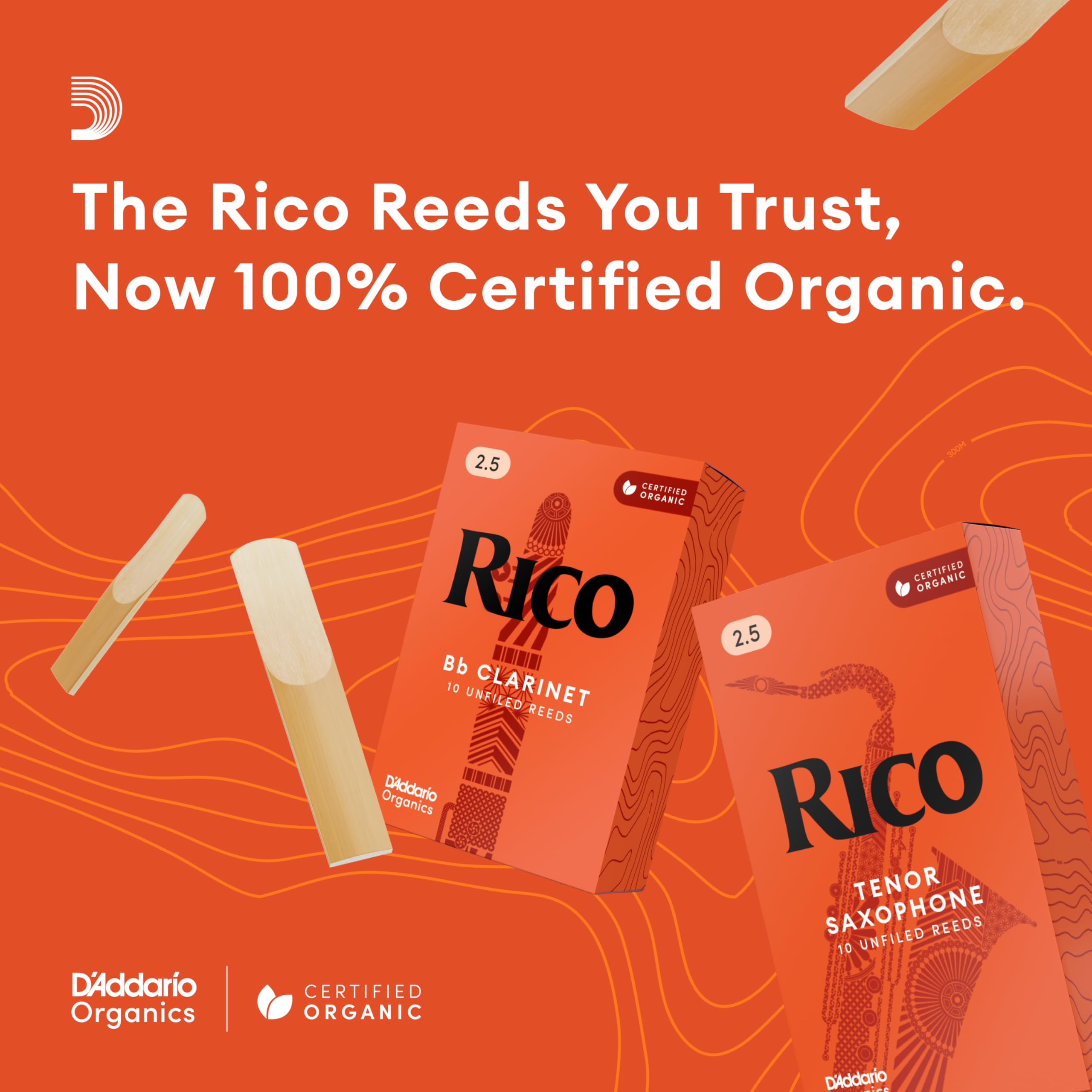 D'Addario Rico reed mounted on clarinet mouthpiece for immediate playability