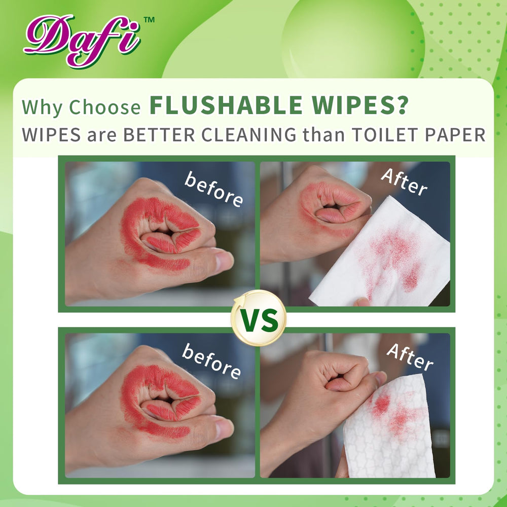DAFI wipe in hand demonstrating easy single-hand dispensing benefit