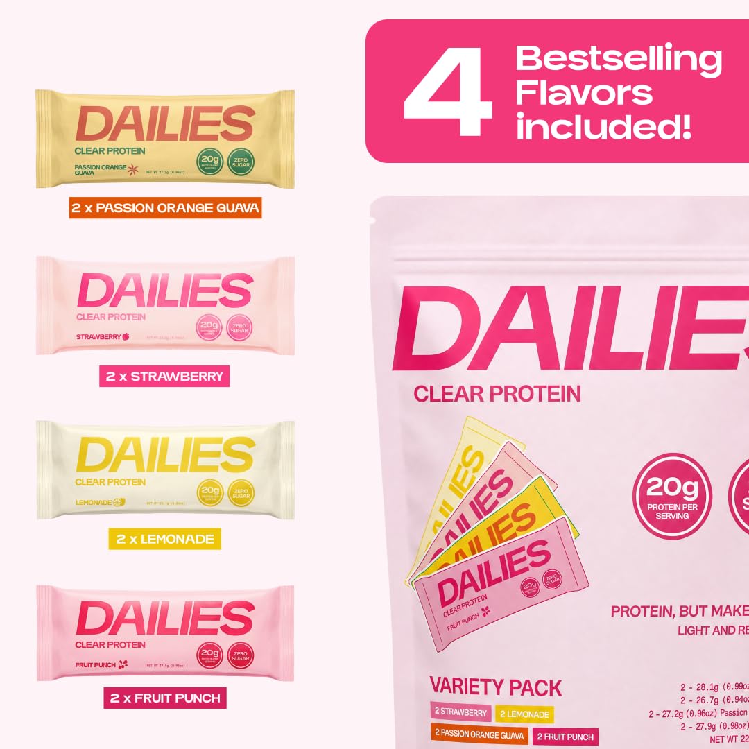 DAILIES close-up of a single stick pack highlighting portable convenience