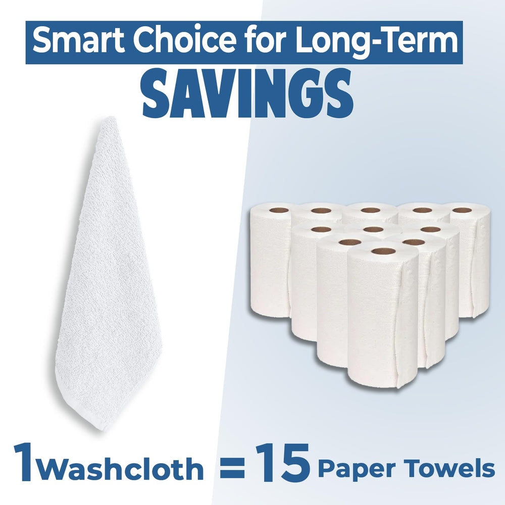 DAN RIVER washcloth tucked in gym bag for quick-dry convenience