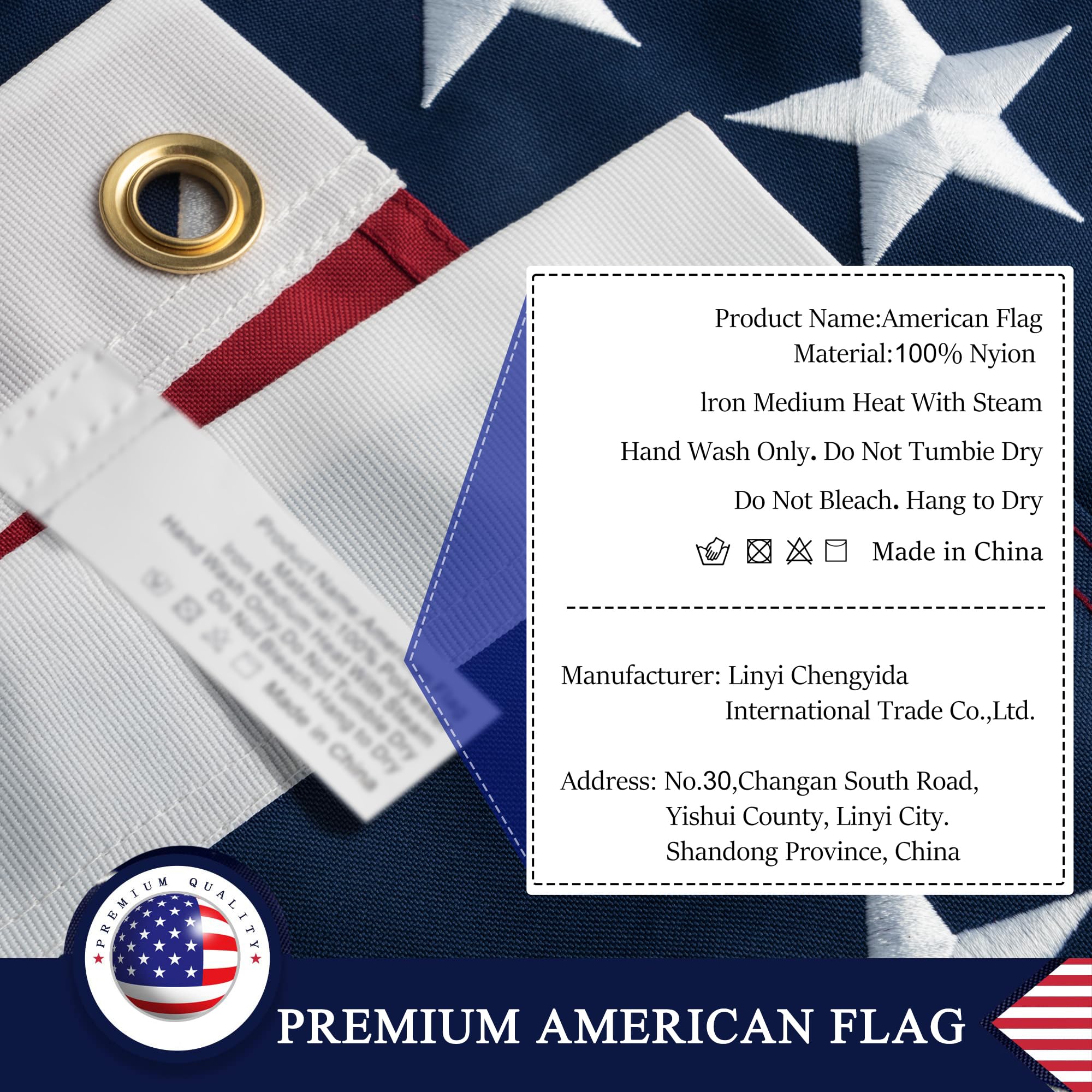 DANF FLAG fabric texture and PU coating close-up showing UV protection benefit: color retention