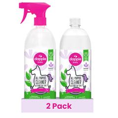 Dapple bottle front packaging showing lavender label and two-pack benefit
