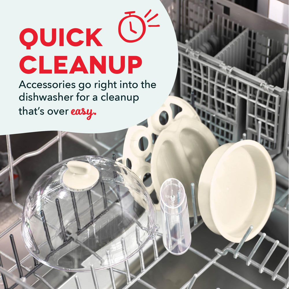DASH in use steaming eggs to deliver consistent doneness quickly