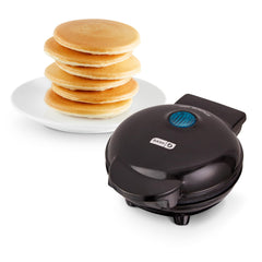Dash Mini Maker Griddle front view showing compact design and quick setup benefit