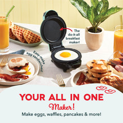 dash MultiMaker mini griddle plate close-up showing flat surface for savory cooking benefit