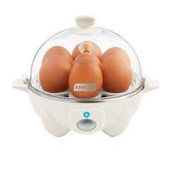 DASH front view cream cooker showing compact countertop convenience