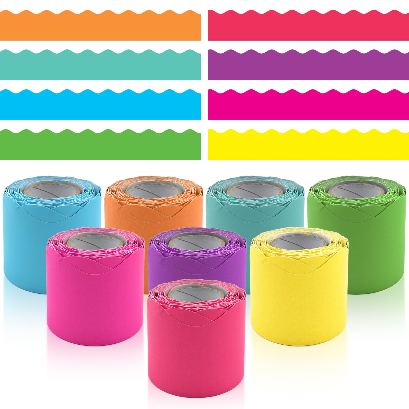 DASTTUIS front packaging showing 8 colorful border rolls and contents benefit