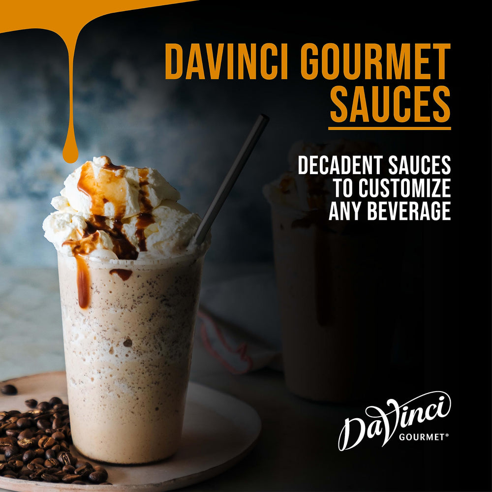 DaVinci Gourmet pumpkin frappe top view demonstrating smooth blendability benefit